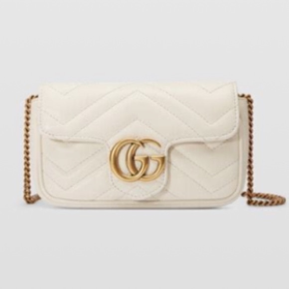 Gucci Marmont matelassé leather super mini bag - Picture 12 of 14